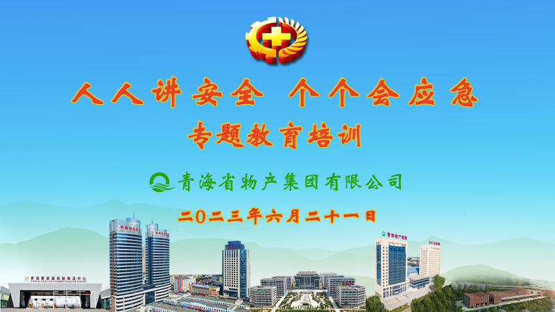 提高安全管理水平 落實(shí)全員安全責(zé)任——集團(tuán)安委會(huì)舉辦2023年“人人講安全，個(gè)個(gè)會(huì)應(yīng)急”專題教育培訓(xùn)